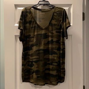 Lucky Brand Camouflage Tissue Tee